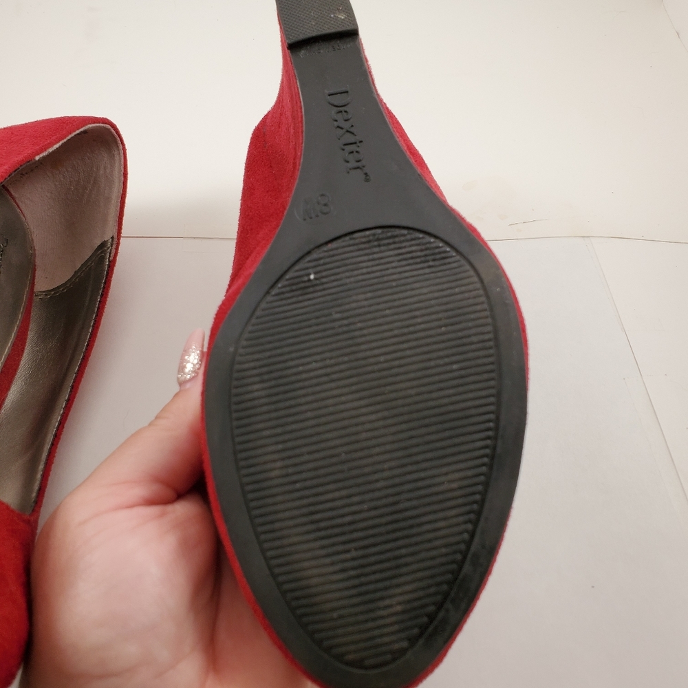 Red Wedge Heels